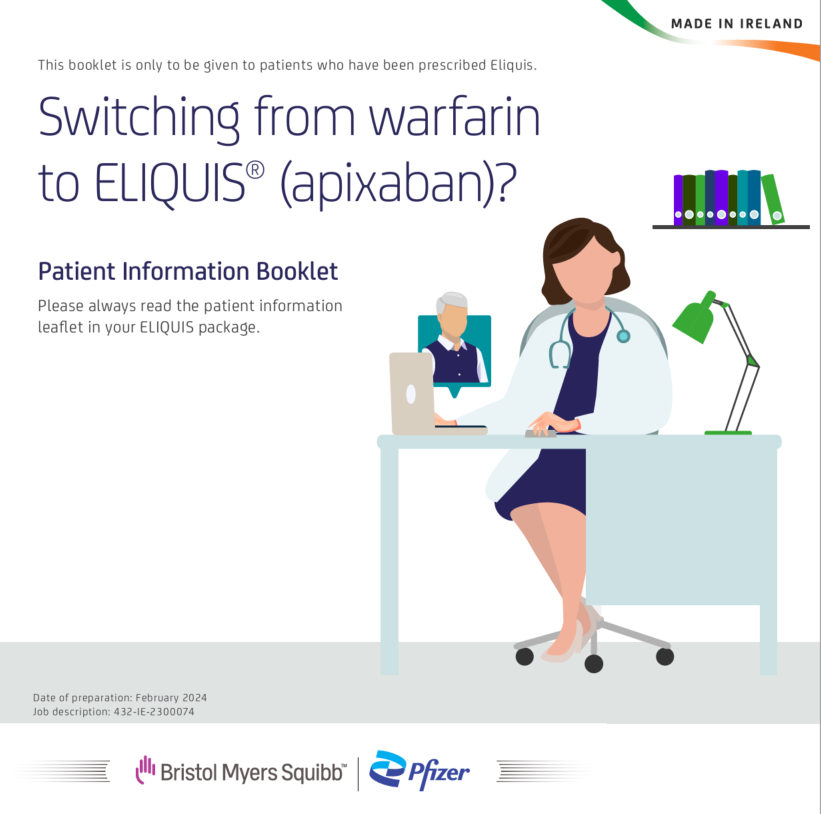 ELIQUIS® (apixaban) Patient teaching &amp; resources | ELIQUIS IRELAND